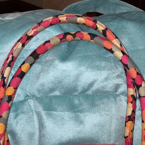 Vera Bradley Turnlock Satchel Purse in Pixie Confetti - Picture 8 of 10